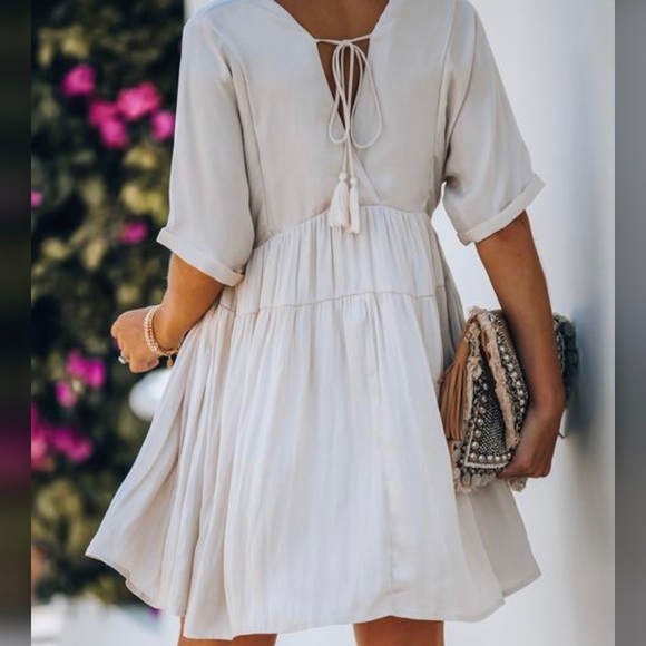 Vici Dolls Giddy Pocketed Babydoll Dress - Picture 3 of 6